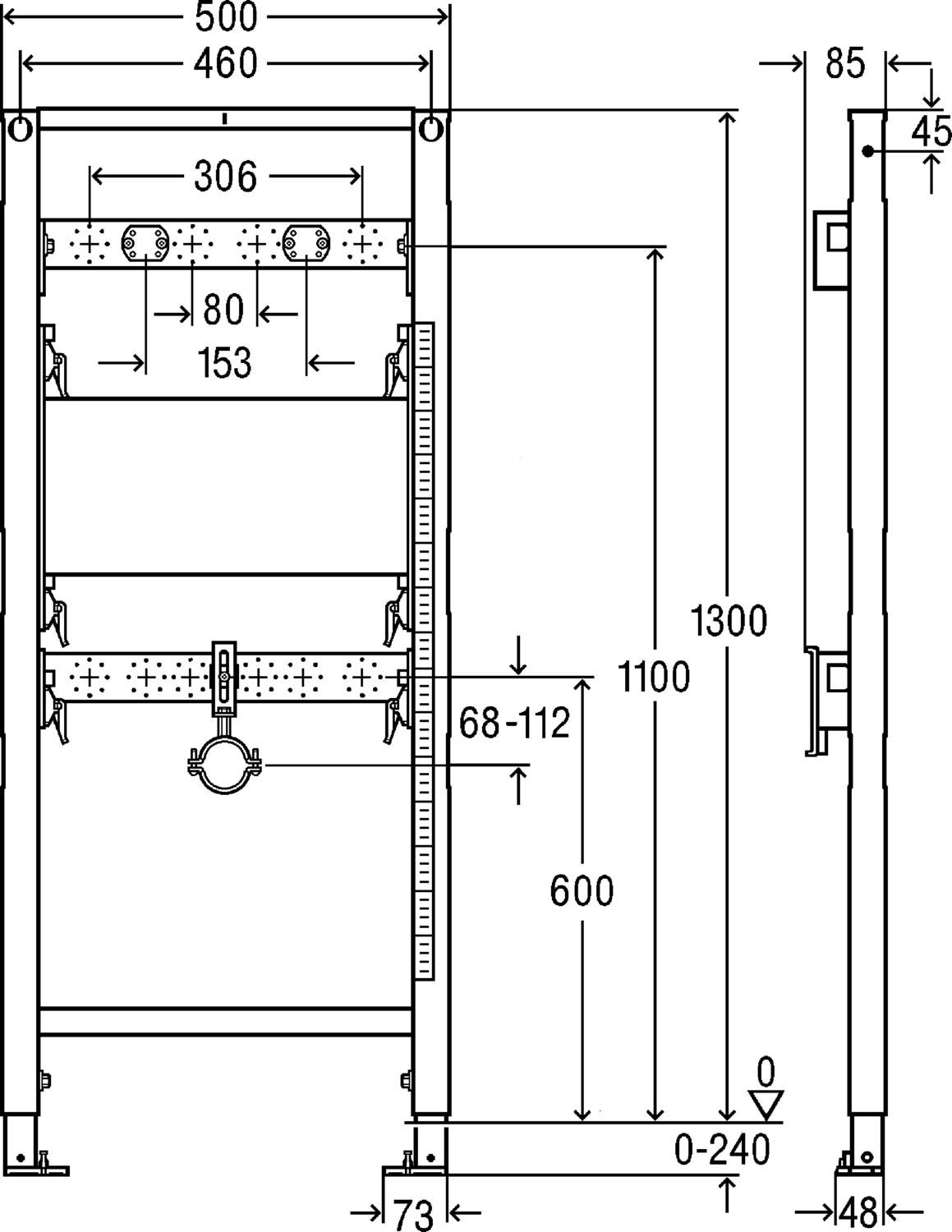 Viega Элемент для мойки Prevista Dry 8540.33 (776282) 776 282 - Вид №2