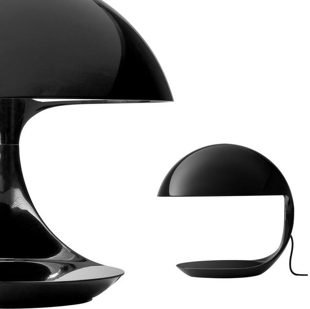 Martinelli Luce Вращающаяся настольная лампа из смолы Cobra 629 - Вид №5