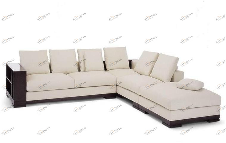 HUGUES CHEVALIER Угловой диван с журнальной полкой Iconic sun-id-1479903