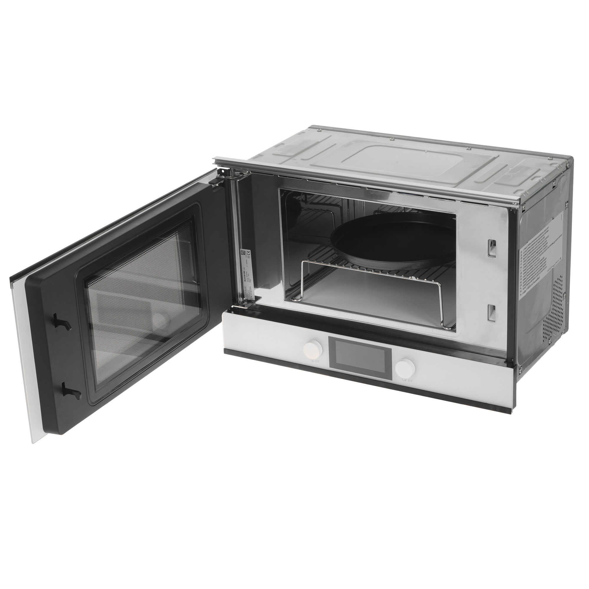 9256107 Встраиваемая микроволновая печь Kuppersbusch ML 6330.0 W5 Black Velvet белый STDN-0075973 - Вид №4