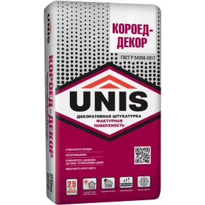 Декоративная штукатурка Unis Короед-декор 25 кг 82115273 STLM-2142695
