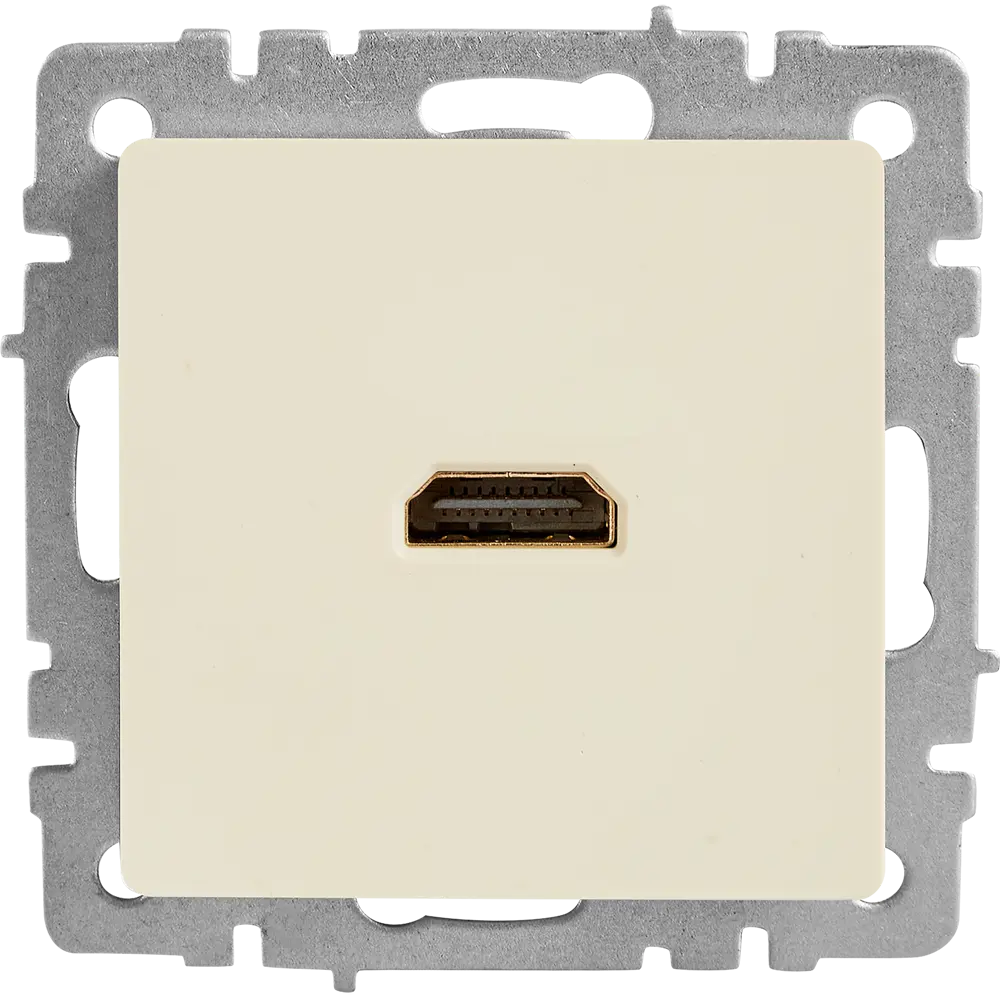 Розетка HDMI IEK Brite для цифровых устройств 87761514 STLM-1499213