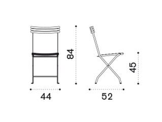 Железный складной садовый стул Ethimo ARCH-00126042 - Вид №16