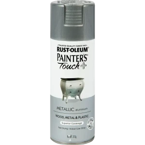 Краска аэрозольная Paint Touch полуматовая цвет алюминиевый 340 г 13366589 STLM-2044153