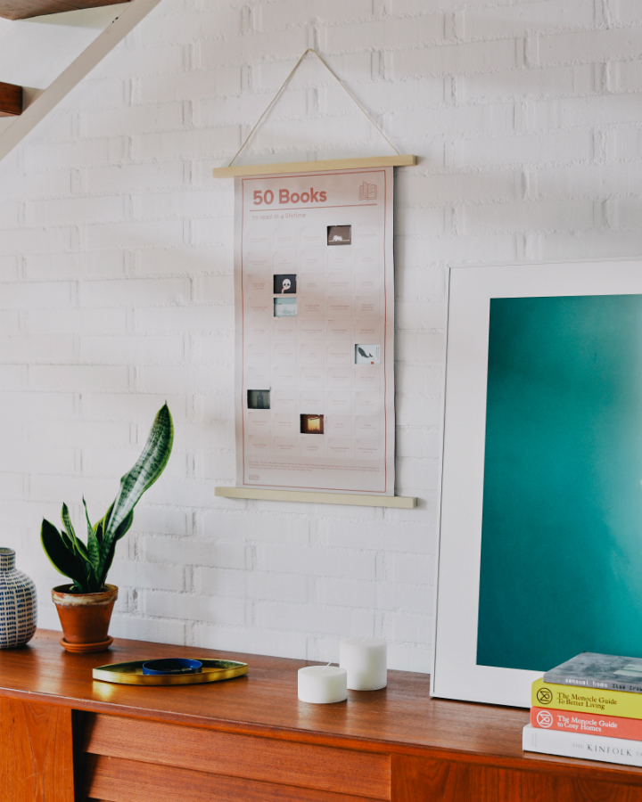 Постер «50 книг, которые нужно прочитать в жизни» Doiy DYPOSTBOE - Вид №1