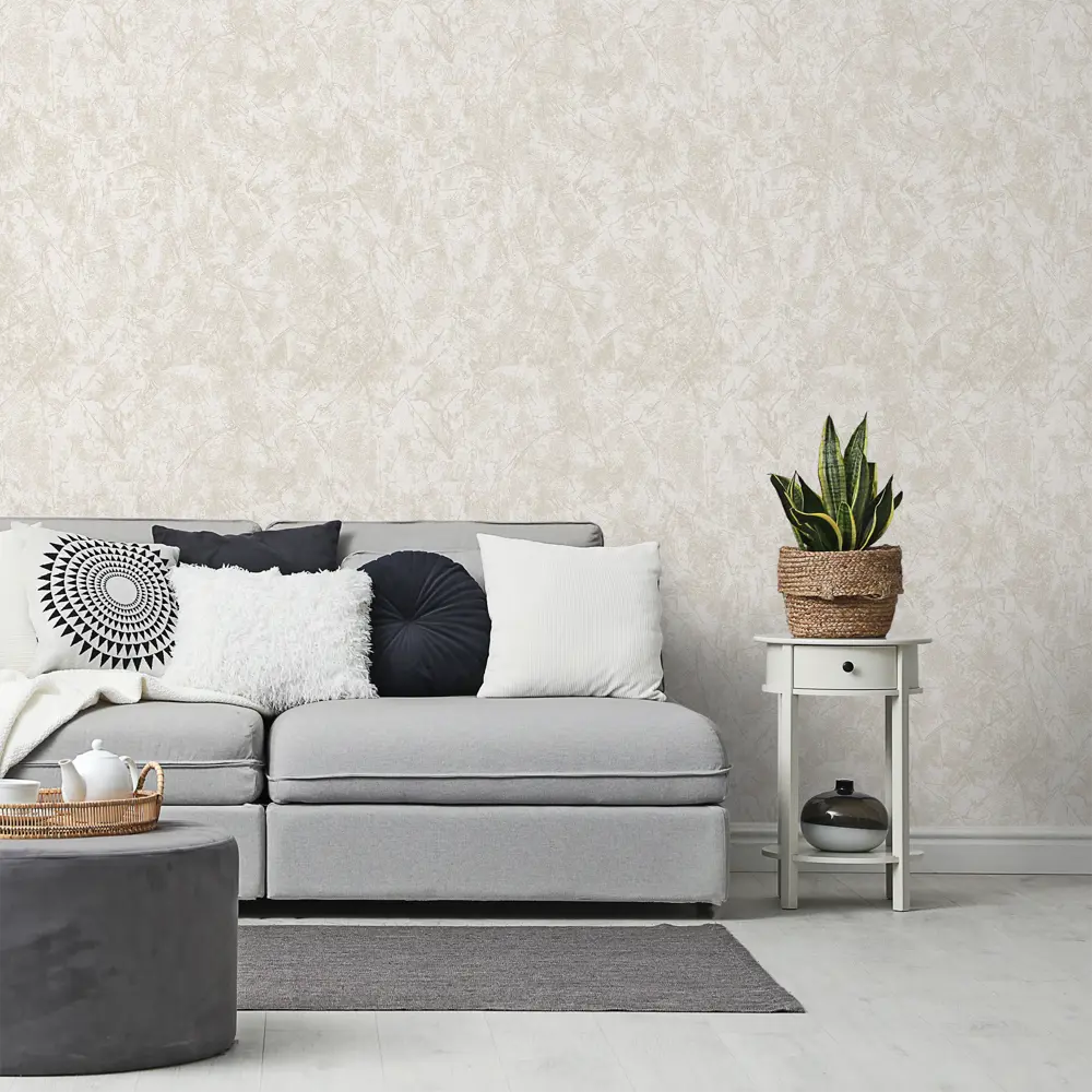 ATELIERO Метелица - флизелиновые обои под покраску бежевые 89091857 STLM-0078297 - Вид №2