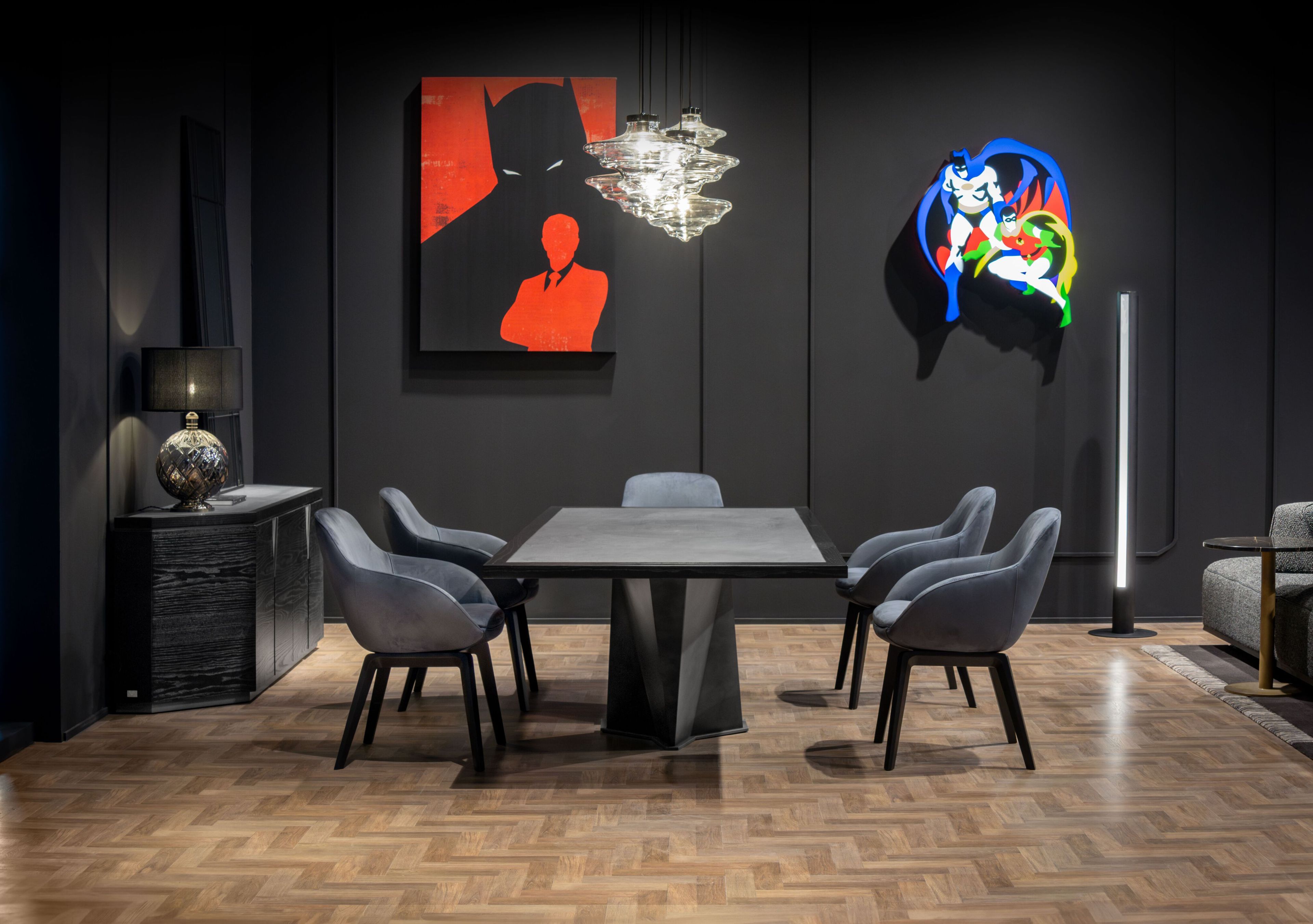 Деревянный шкаф с распашными дверями Wayne Enterprises Home Collection WE-148 ARCH-00124406 - Вид №3