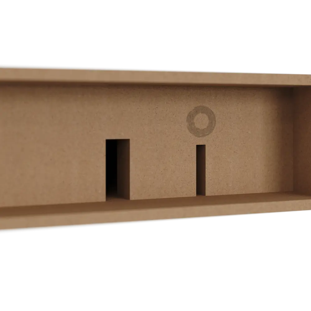 Полка настенная Spaceo Aqua 23x23.5 см МДФ цвет синий STLM-2008545 - Вид №4