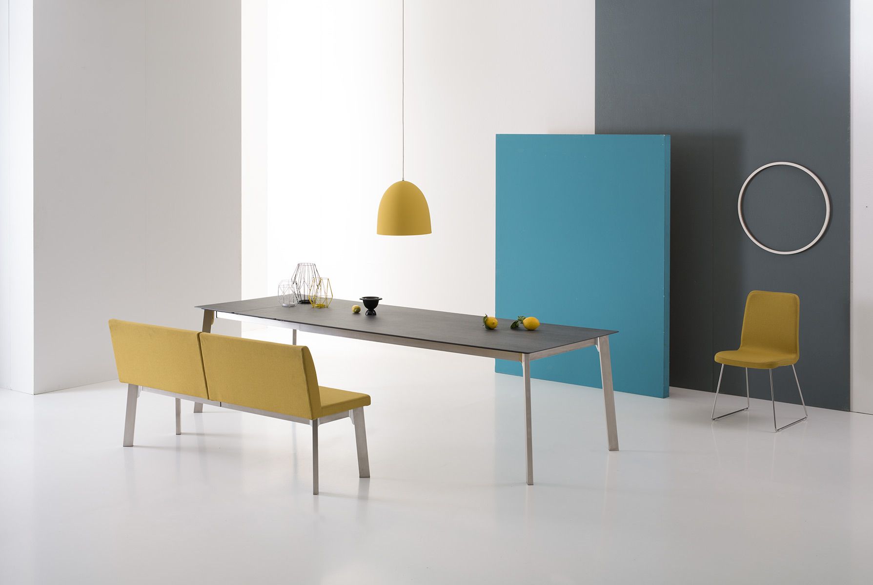 Мягкая скамейка из ткани со спинкой Pointhouse Кроно ARCH-00153205 - Вид №2