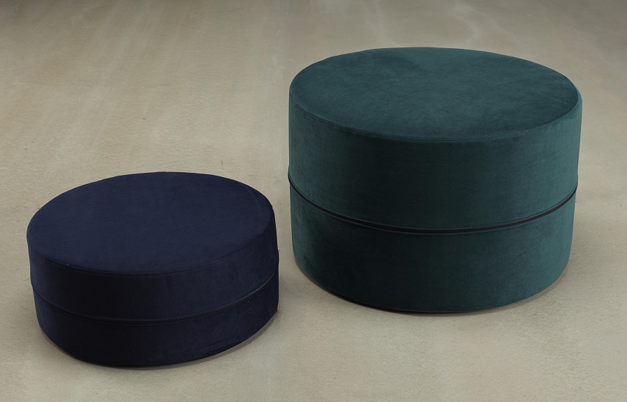 Пуф Deconstructed Ø62х40 см, зеленый Innovation Living 552001518 - Вид №1