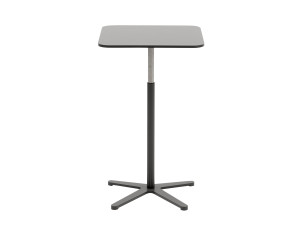 Металлический регулируемый по высоте квадратный стол