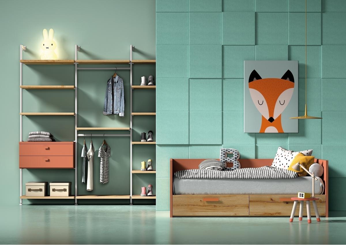 102863 Детская комната с компактной кроватью Ambiente 75 Arasanz Oslo 2 Santreyd 