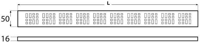 Redi Трап для душа из нержавеющей стали Nicoll Ni13566, ni13576, ni13586, ni13596 - Вид №1