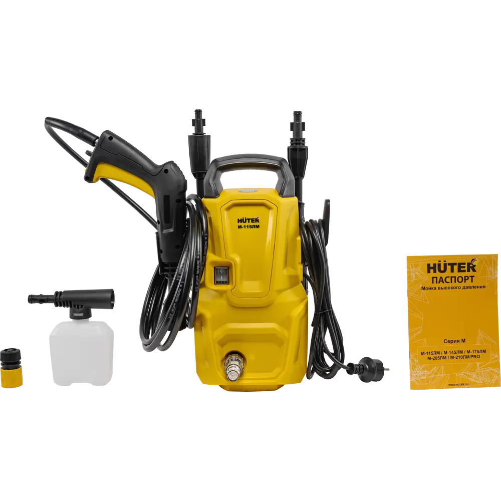 Мойка высокого давления Huter М-115ЛМ с пеногенератором, 115 бар 89412164 STLM-1570615 - Вид №1