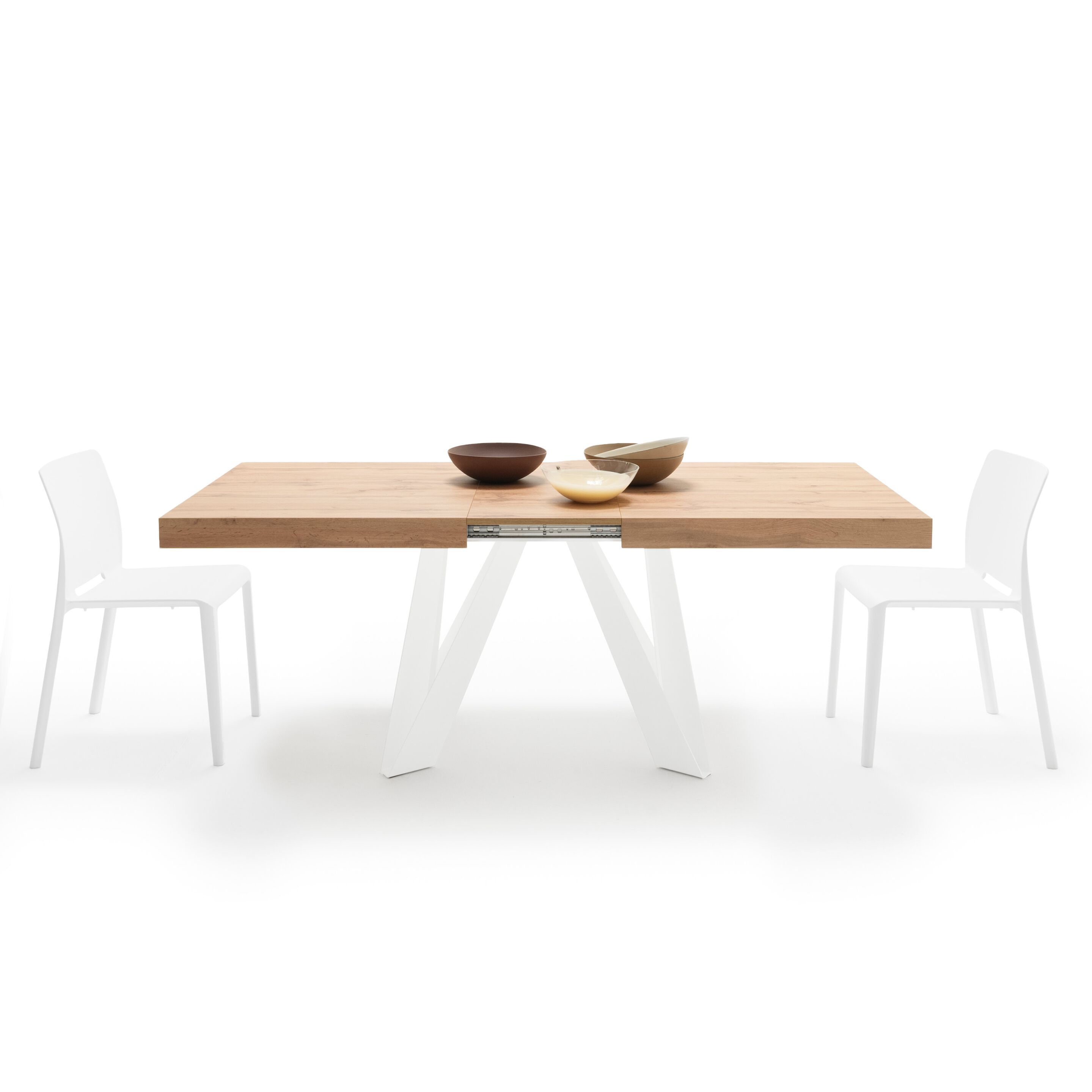 Выдвижной прямоугольный стол из железа с меламиновой столешницей Mobili Fiver ROMINA ARCH-00069646 - Вид №58