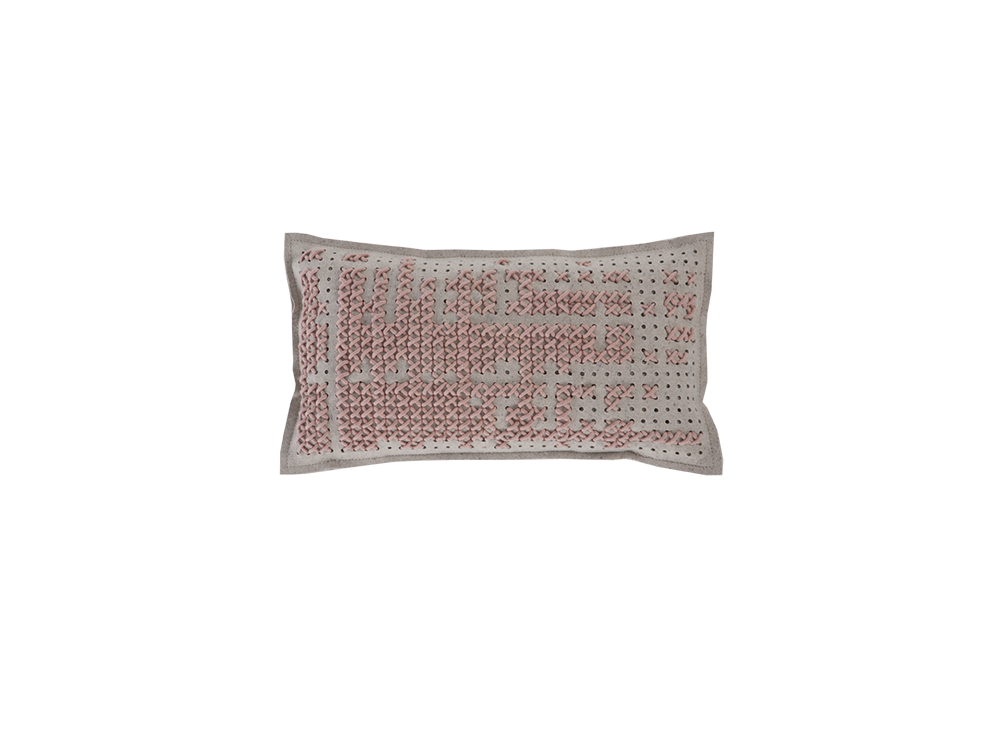 100073 Подушка Abstract светло-розовая 64x36 см GAN Canevas