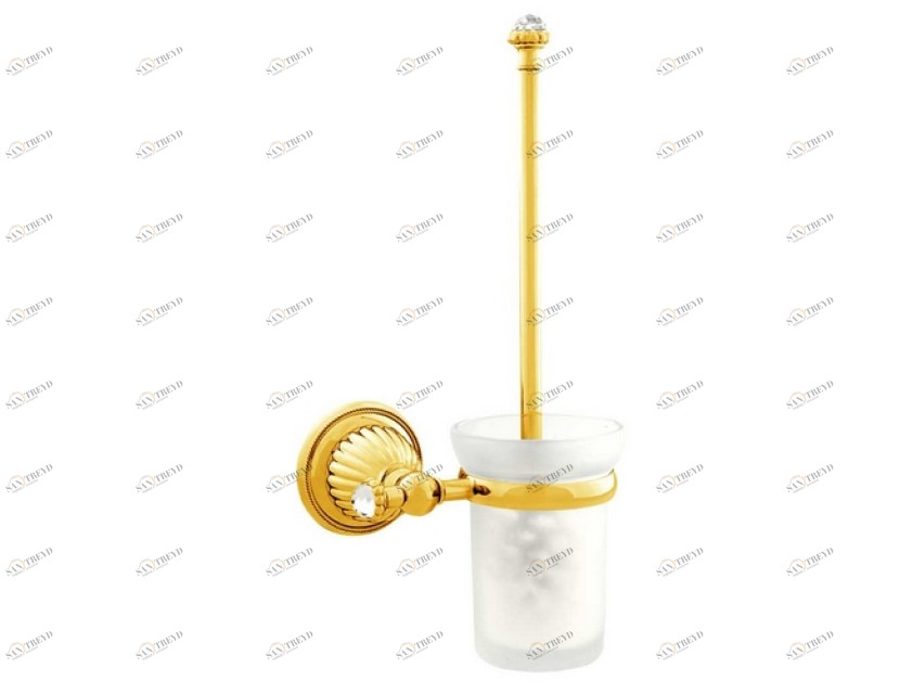 033284.000.62 Подставка для ершика с кристаллами сваровски Сатин никель Mestre Artica