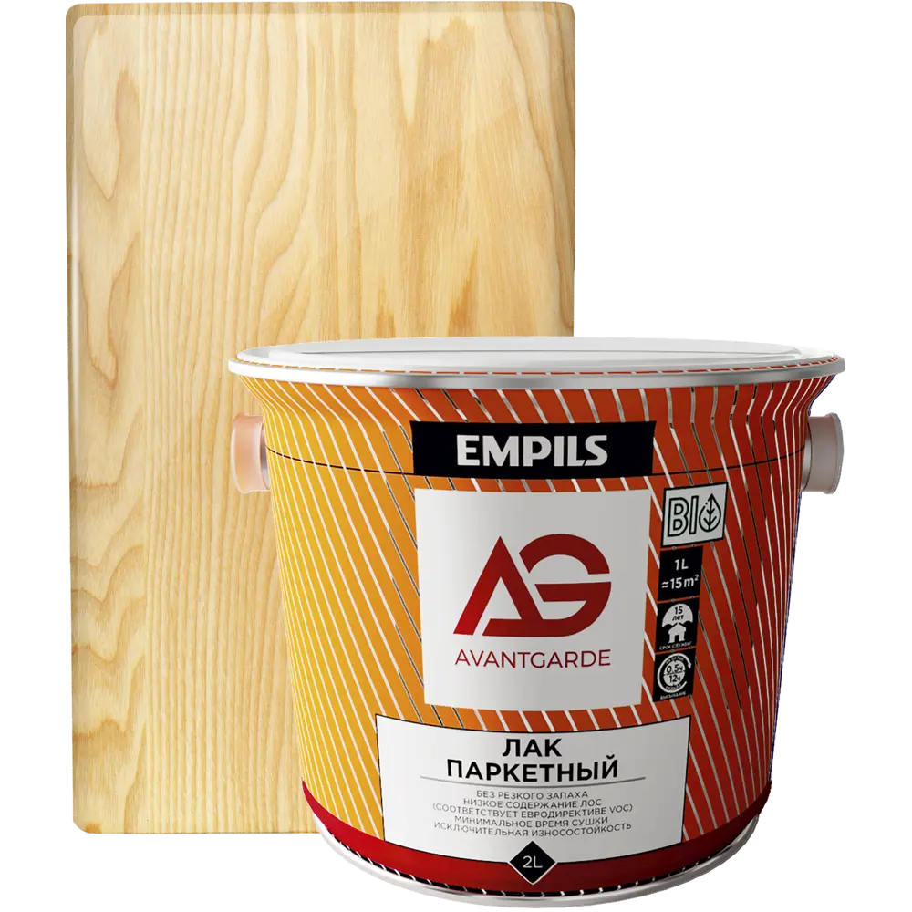 Лак паркетный AVANTGARDE для деревянных поверхностей 2 л 84439956 STLM-0050164