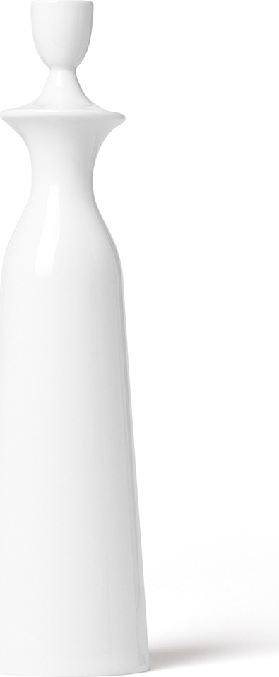 10535471 Sieger by Furstenberg Подсвечник Sieger by Furstenberg "Шарлотта" 33см (белый) Фарфор, Керамика 