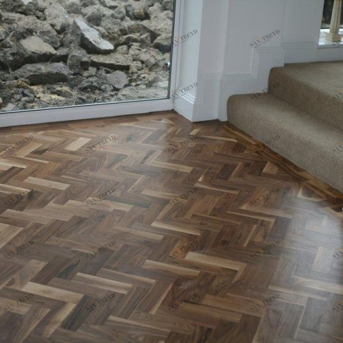 Штучный паркет Magestik floor Лак Орех американский Натур (Гладкая) 350х70 мм MGK Magestic floor 2600500079