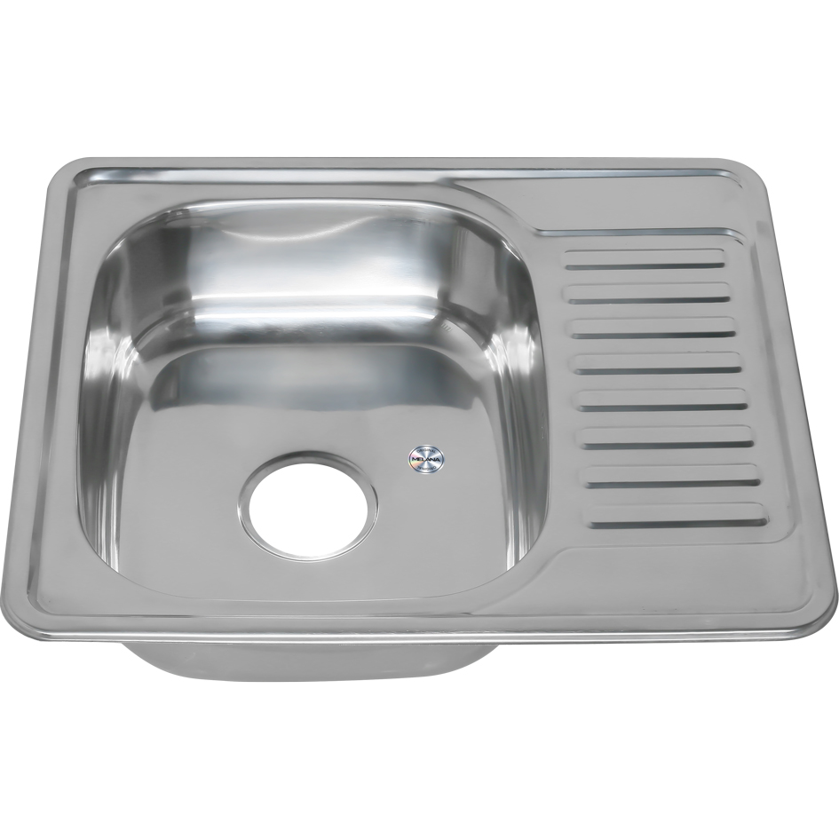 Мойка 5848 U MELANA 0,6/160 врезная прямоугольная с сифоном (133 t *15) 133 t (*15)