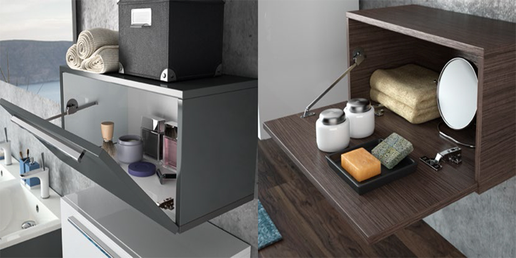 Комплект мебели для ванной KIM561202B (серый) Ambiance Bain Akido Collection KIM561202BСЕРЫЙ - Вид №1