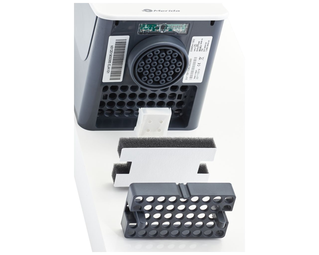 EJA101 ONE сушилка для рук, АБС-пластик, белый/черный Merida  - Вид №8