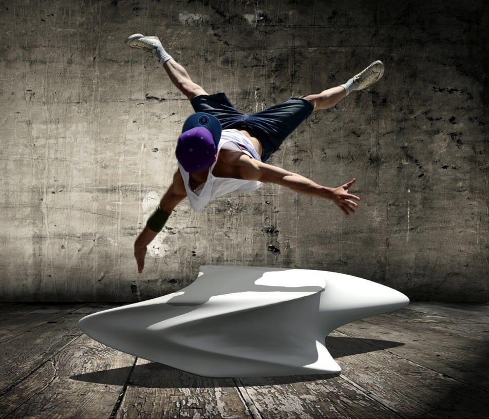 Реконструированная каменная изогнутая скамья без спинки Viscio Urban Design CURVED PULSE ARCH-00022303 - Вид №3