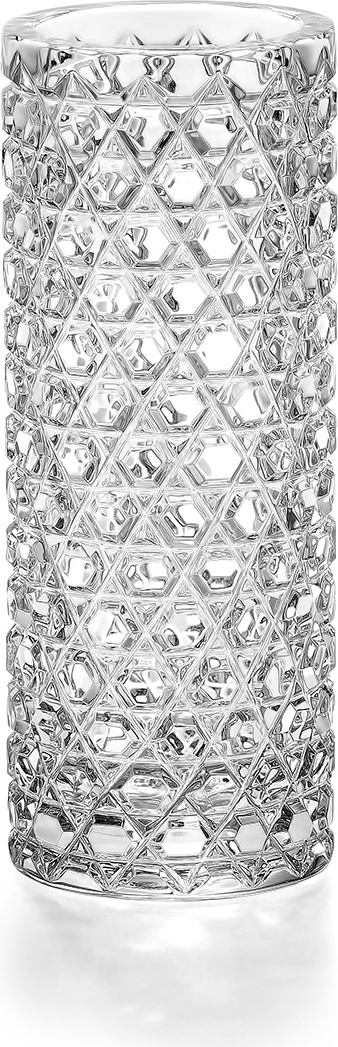 10629631 Avdeev Crystal Ваза для цветов "Бостон" низкая Хрусталь 