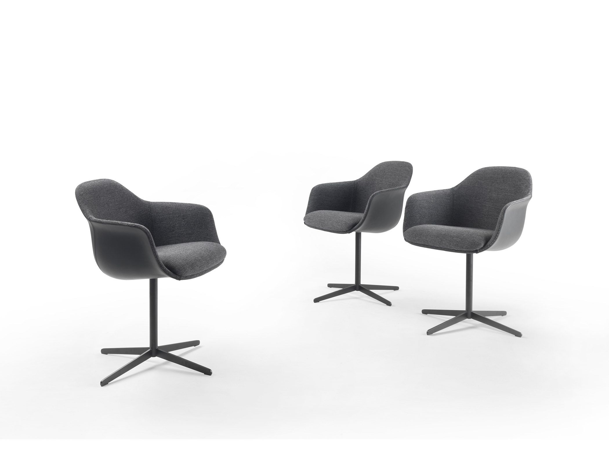 Кожаный стул с подлокотниками Marelli Chia ARCH-00009473 - Вид №1