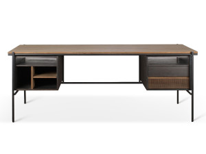 Прямоугольный стол из дуба с ящиками