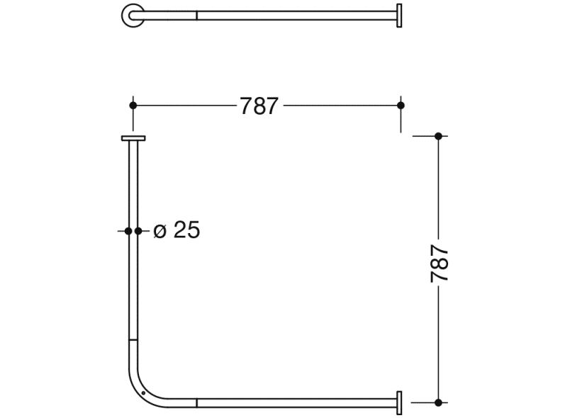 900.34.10060 Карниз HEWI System 900 - Вид №8