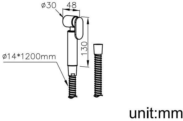 JUSTIME Душевая лейка из хромированной латуни Still one 6771-ws-85cp - Вид №1