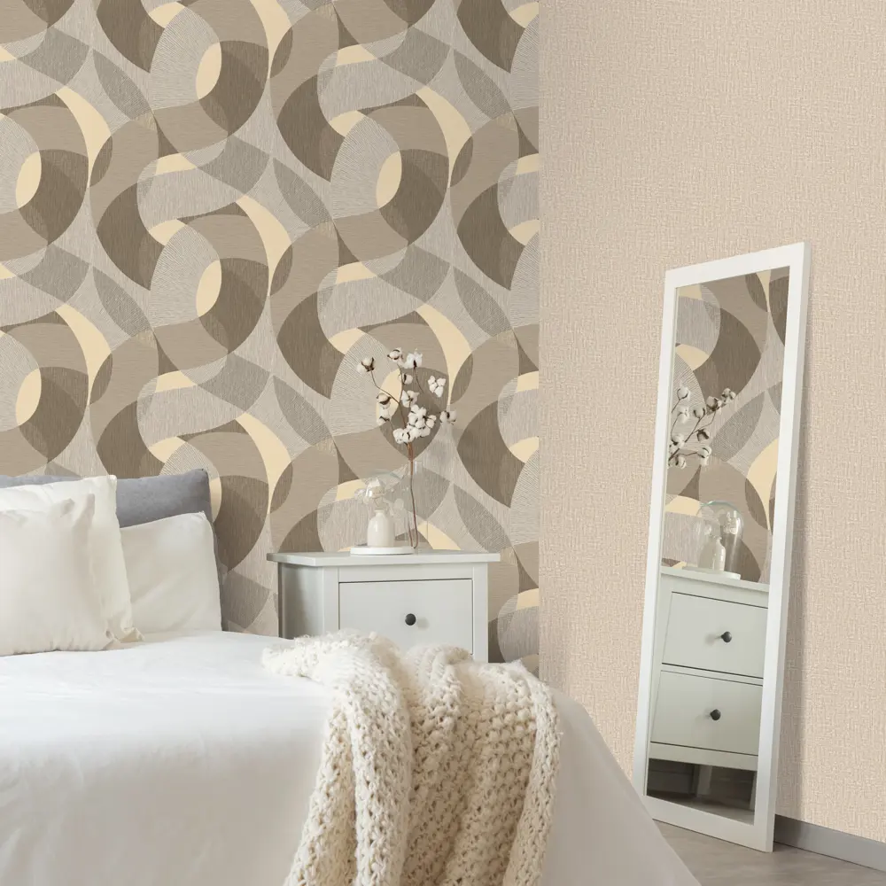 Обои флизелиновые Euro Decor Incas коричневые 1.06 м ED7123-02 88478202 STLM-2006965 - Вид №3