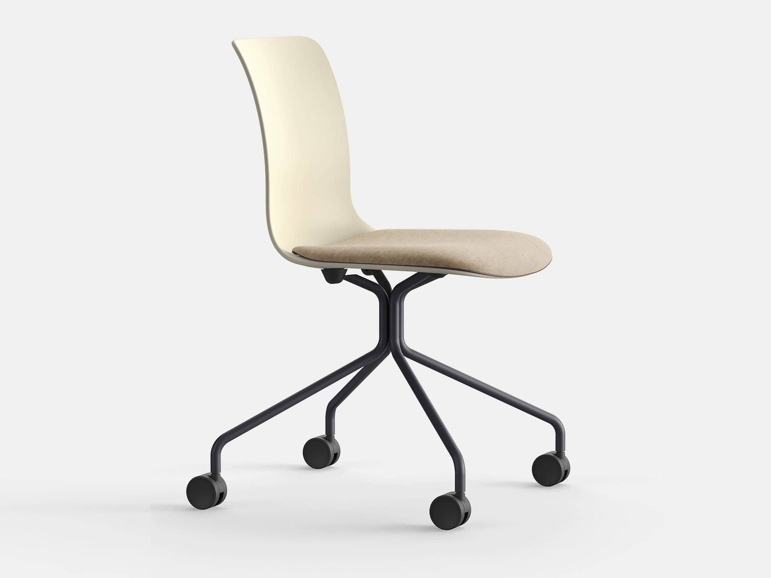 4-спицевое тканевое офисное кресло с колесами IBEBI Nume ARCH-00008552