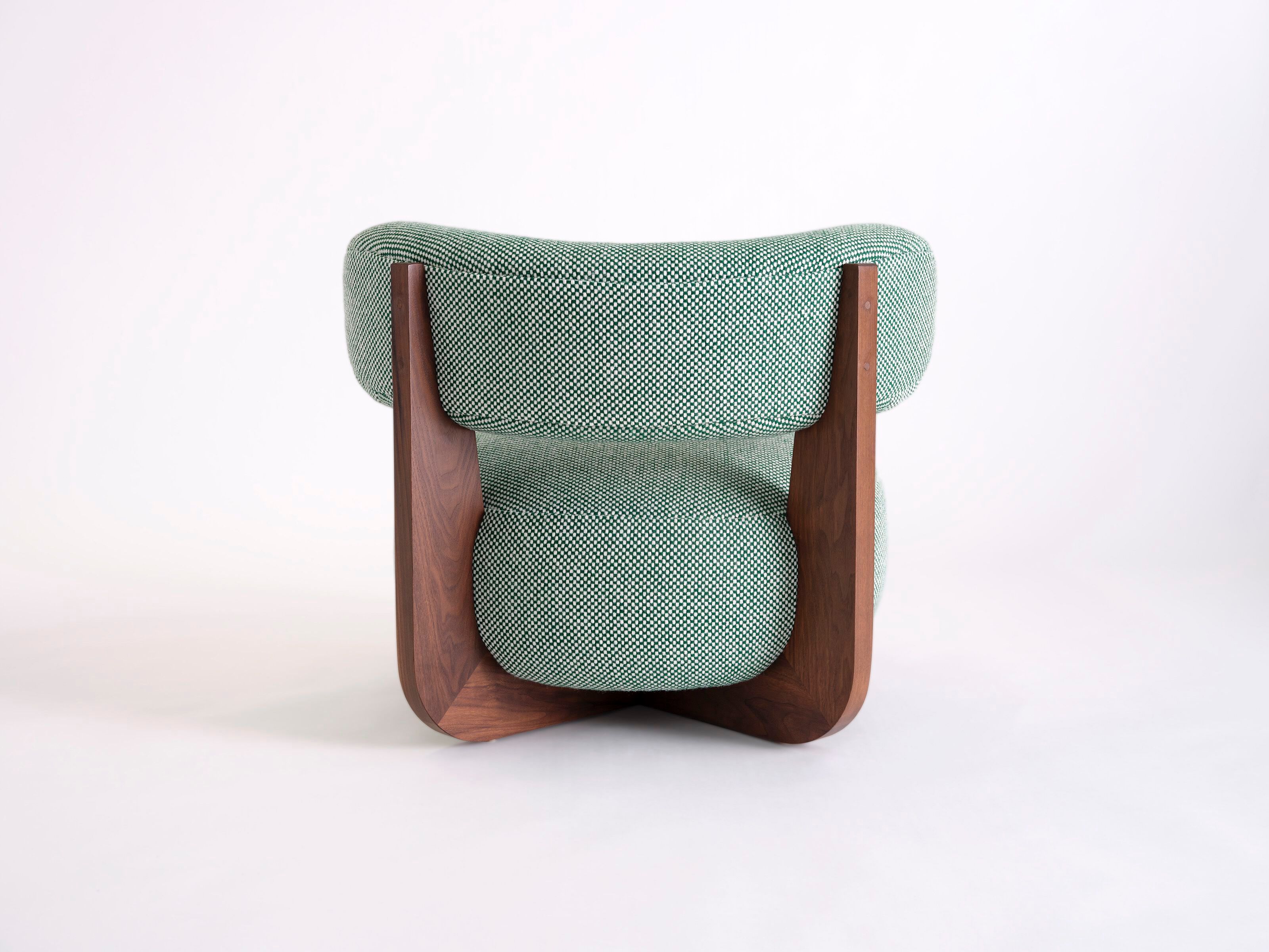 Тканевое кресло без подлокотников Phase Design Ziba ARCH-00009854 - Вид №2