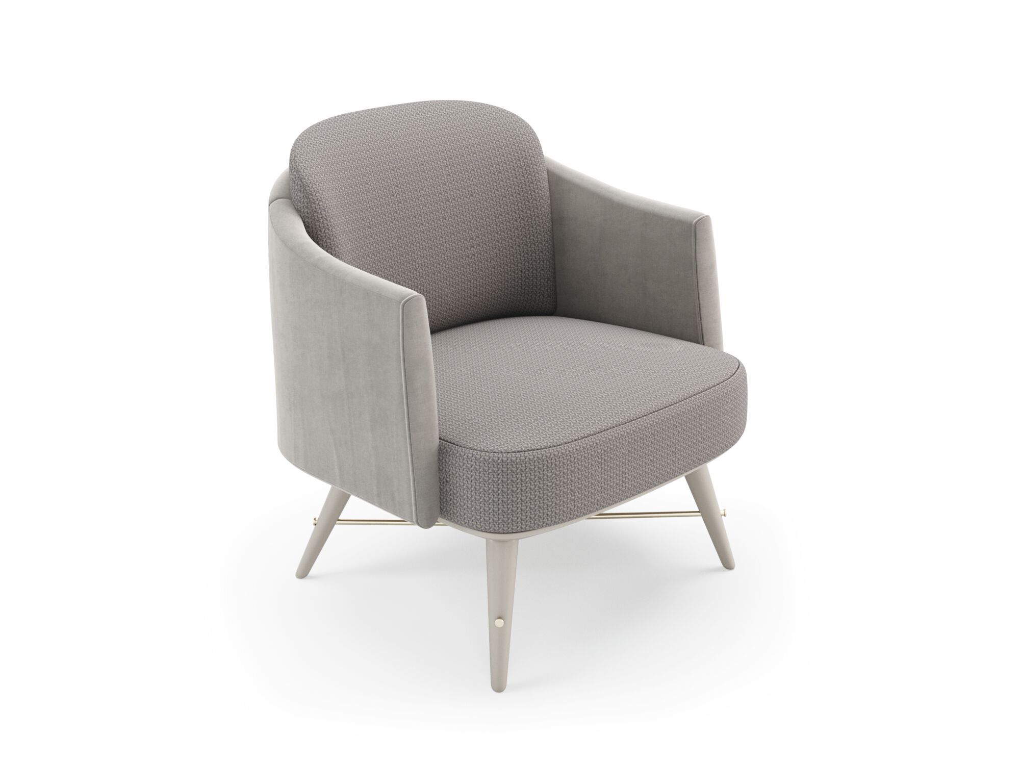 Тканевое кресло с подлокотниками PRADDY Natur ARCH-00041632 - Вид №1