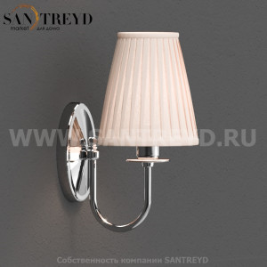 PS050CR Абажур настенный 28 см Хромированный Globo Paestum Италия