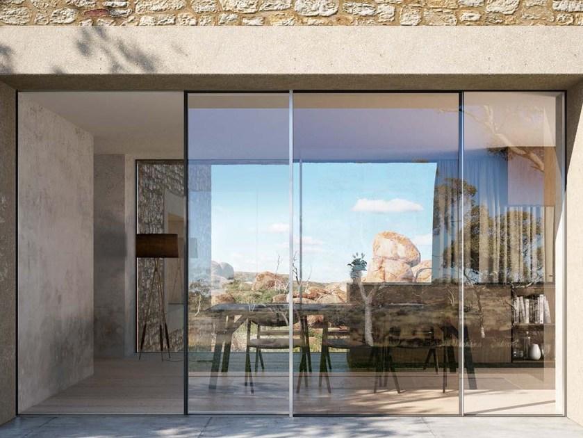 Schüco Панорамная алюминиевая раздвижная система sun-id-1348392 - Вид №9