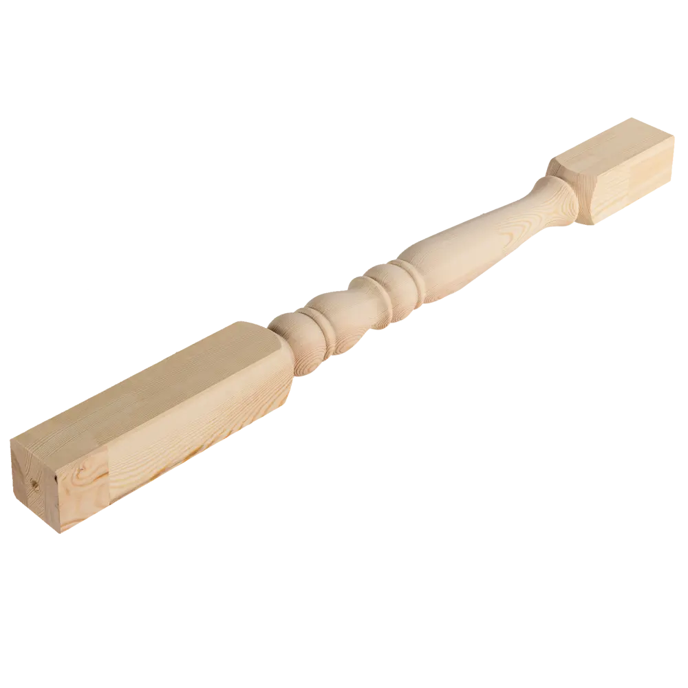 Столб лестничный сращенный хвоя сорт Экстра Яблоко 80x80x1100 мм 81990088 STLM-2208909 Santreyd - Вид №5