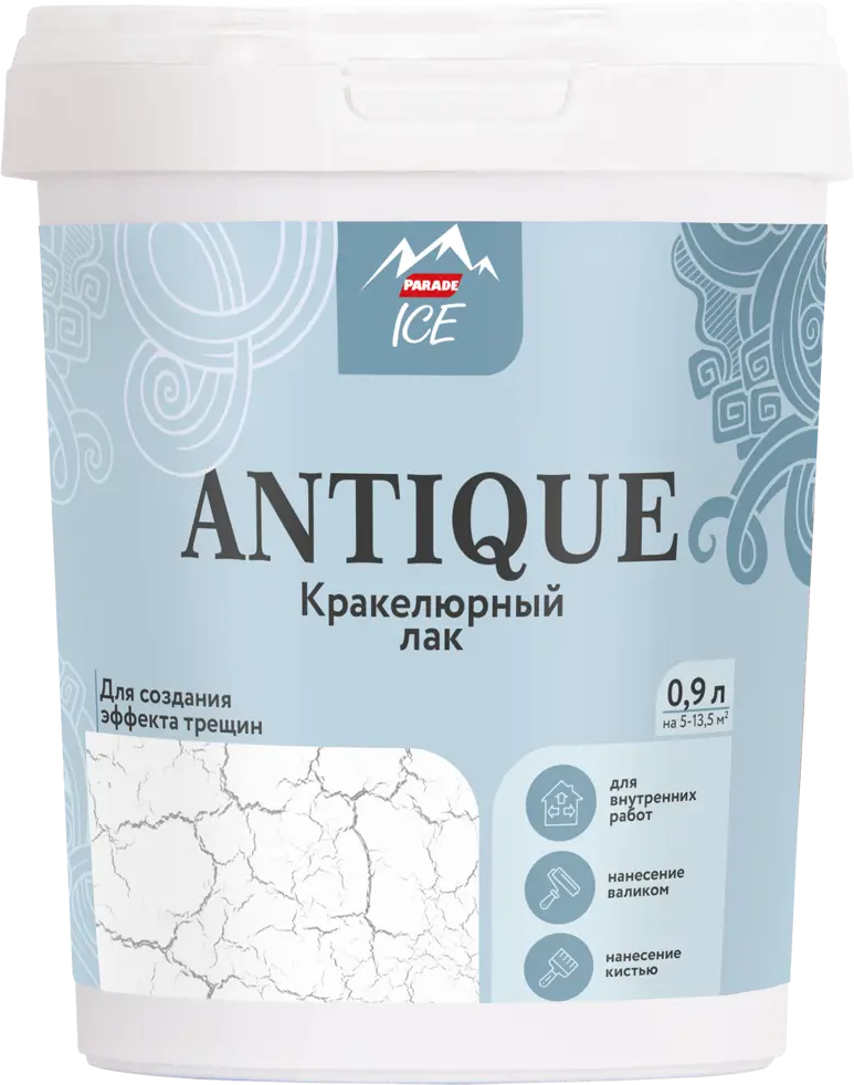 Лак кракелюрный Parade Ice Antique для создания эффекта старины 16774351