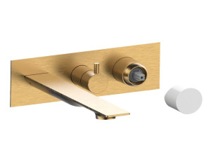 Встраиваемый однорычажный смеситель для ванны с ручным душем