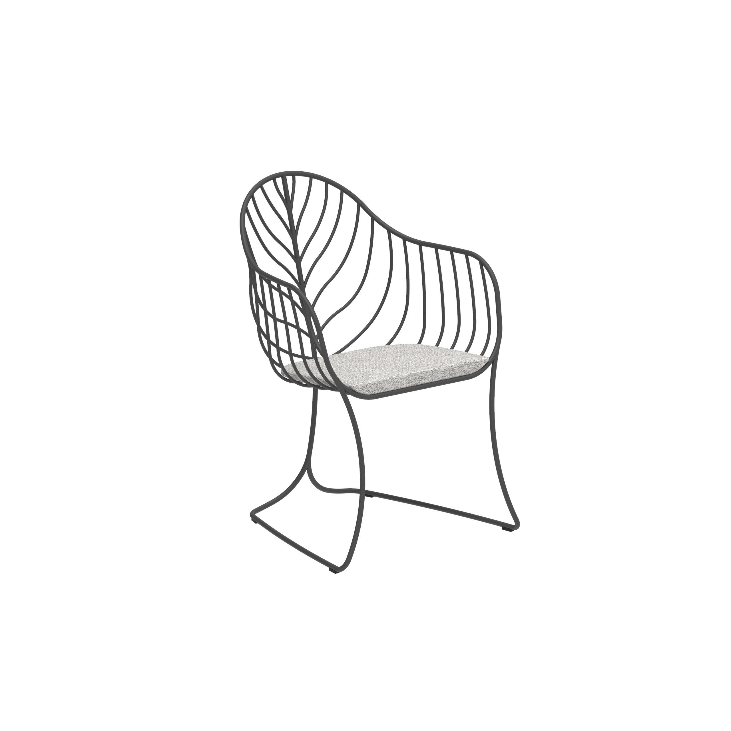 Садовый стул из нержавеющей стали с подлокотниками Royal Botania Folia ARCH-00028309 - Вид №21