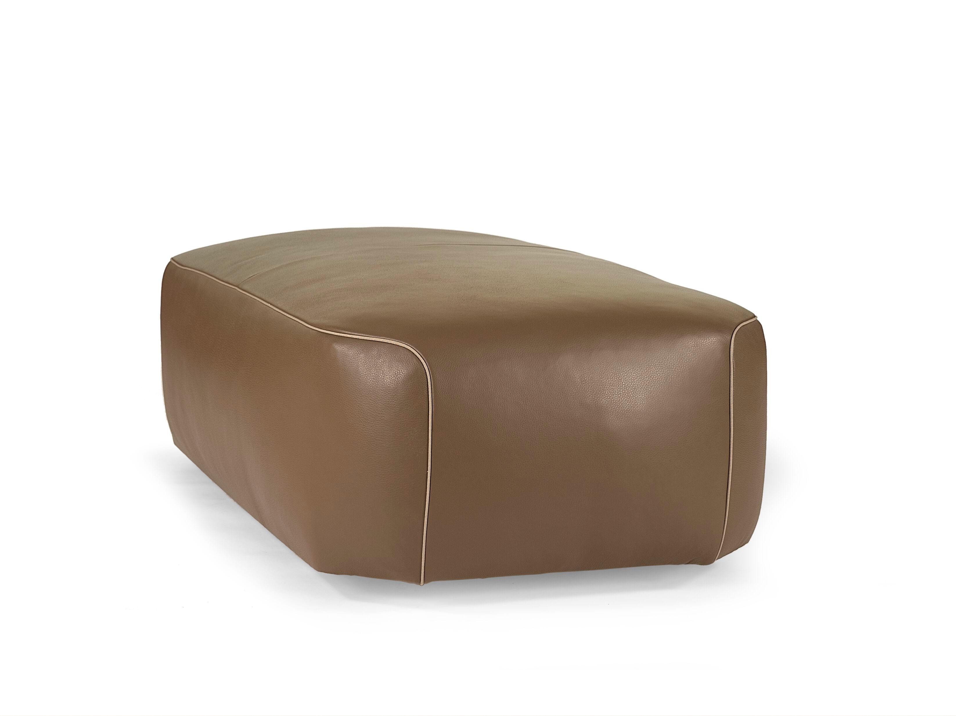 Кожаный пуф Borzalino Franklin ARCH-00123264 - Вид №1