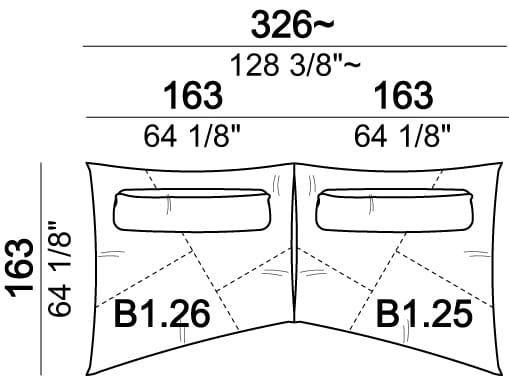 4-местный модульный диван Arketipo NIGHT FEVER ARCH-00101530 - Вид №19