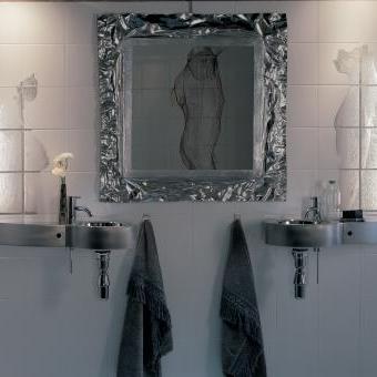 46049 Подвесная раковина настенная овальная Rapsel  белая  - Вид №5