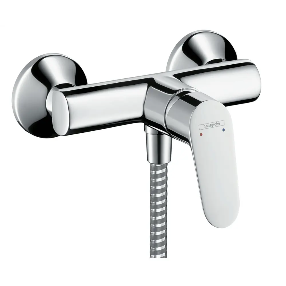 Смеситель для ванны и душа Hansgrohe Focus E2 однорычажный цвет хром 82600681 STLM-2178861
