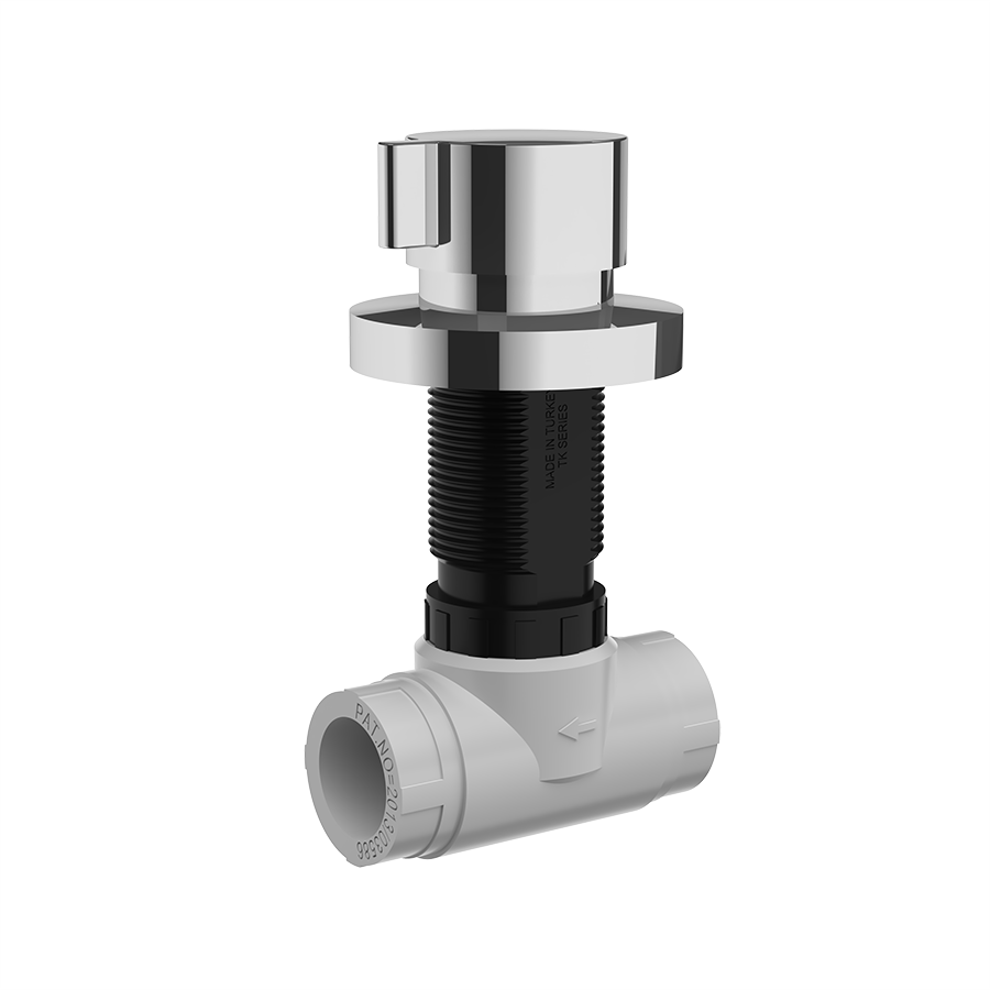 BM33021120 Bienbanyo Скрытый запорный клапан Bien Mini Round 2 - корпус 1/2 "PPRC 