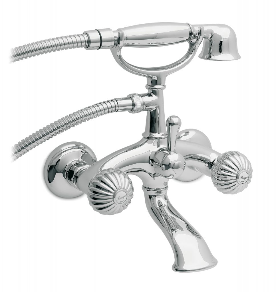 2526 Внешний смеситель для ванны и душа с душевым комплектом. Bongio Radiant