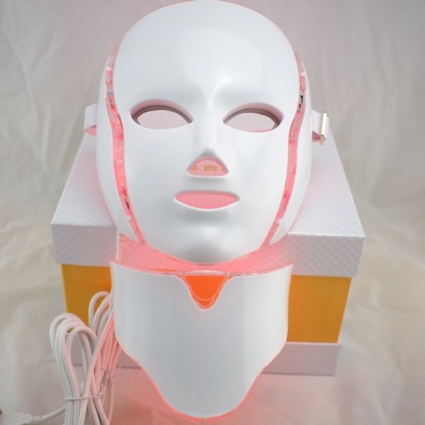 36710 Светодиодная LED маска с функцией микротоков и накладкой для шеи Beauty Star  - Вид №1